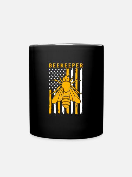 Imker - Tasse einfarbig - Schwarz