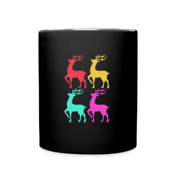 Jäger Jagen - Tasse einfarbig - Schwarz - Vorne