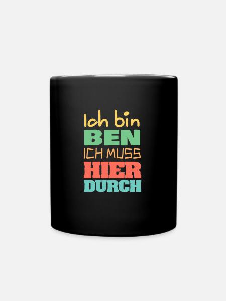 Ben - Tasse einfarbig - Schwarz