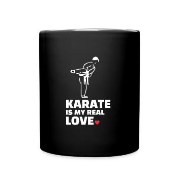 J’adore le karaté - Mug uni - noir - Devant