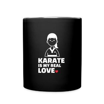 J’adore le karaté - Mug uni - noir - Devant