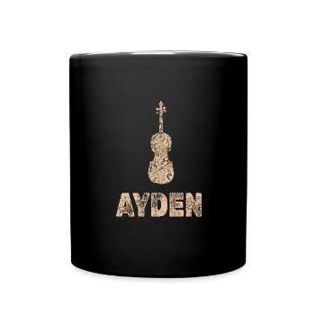 Cello Ayden - Tasse einfarbig - Schwarz - Vorne