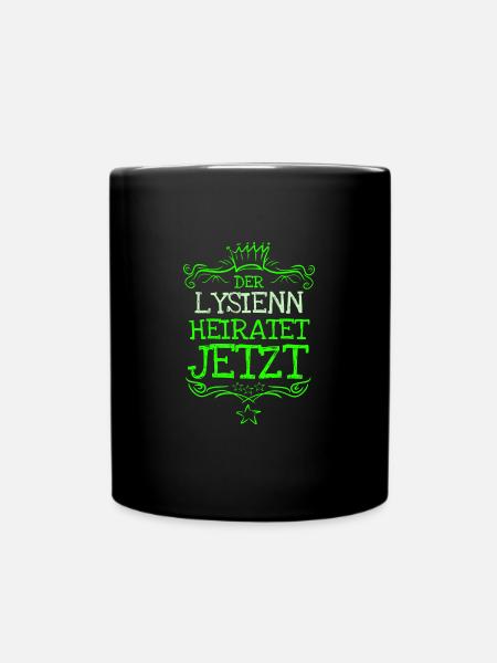 Geschenk für Lysienn - Tasse einfarbig - Schwarz