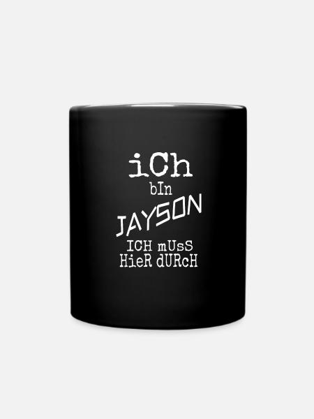 Geschenk für Jayson - Tasse einfarbig - Schwarz