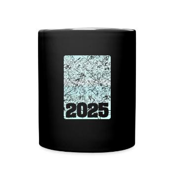 2025 - Tasse einfarbig - Schwarz - Vorne