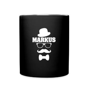 Gift for Markus - Full Colour Mug - black - Front