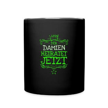 Bachelor Damien - Full Colour Mug - black - Front