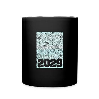 Nummer 2029 - Tasse einfarbig - Schwarz - Vorne