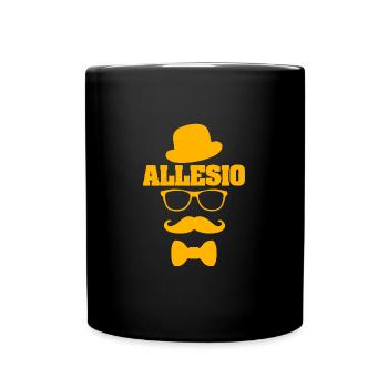 Geschenk für Allesio - Tasse einfarbig - Schwarz - Vorne