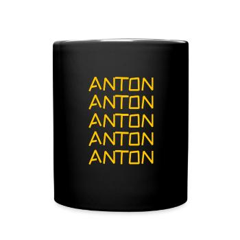 Anton - Tasse einfarbig - Schwarz - Vorne
