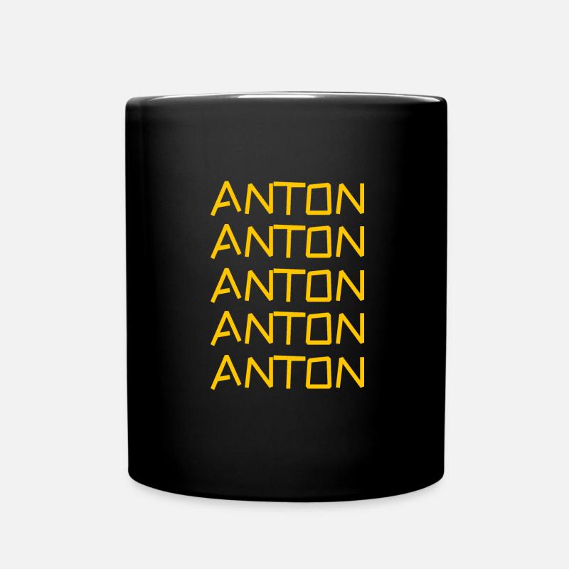 Anton - Tasse einfarbig - Schwarz