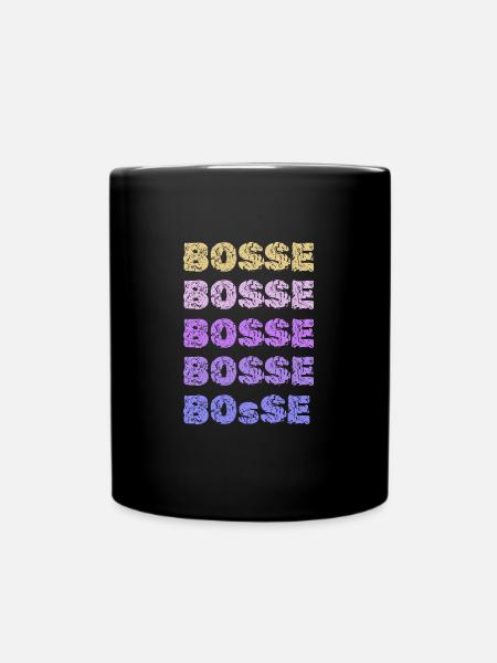 Bosse Bosse - Tasse einfarbig - Schwarz