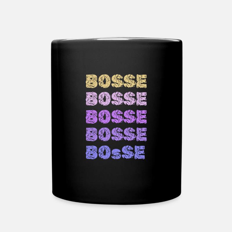 Bosse Bosse - Tasse einfarbig - Schwarz