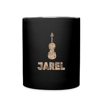 Jarel als Bratsche - Tasse einfarbig - Schwarz - Vorne
