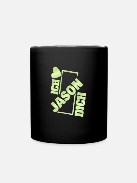 Geschenk für Jason - Tasse einfarbig - Schwarz