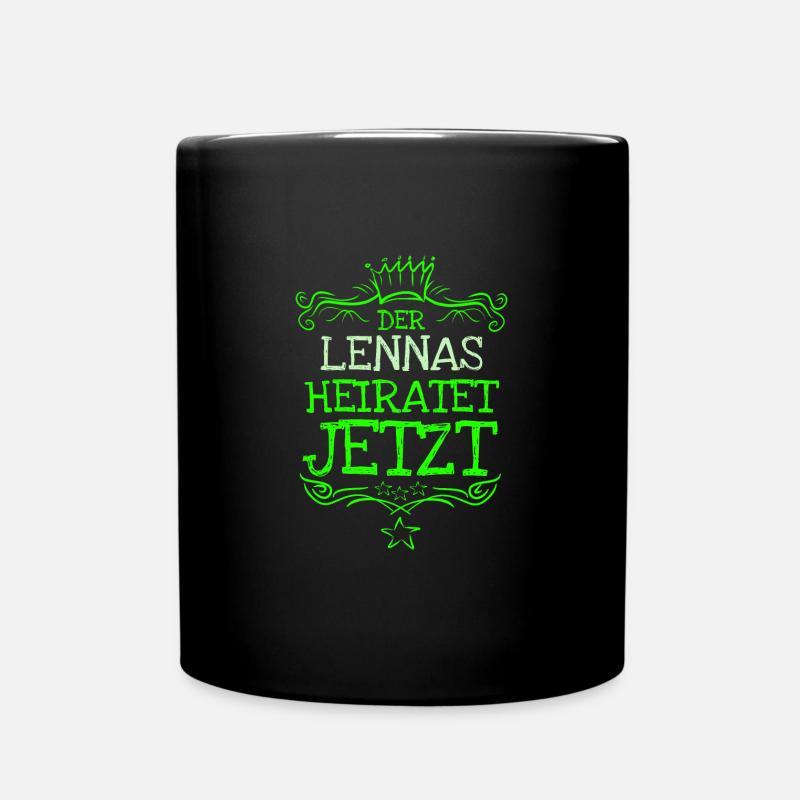 Lennas en tant que célibataire - Mug uni - noir