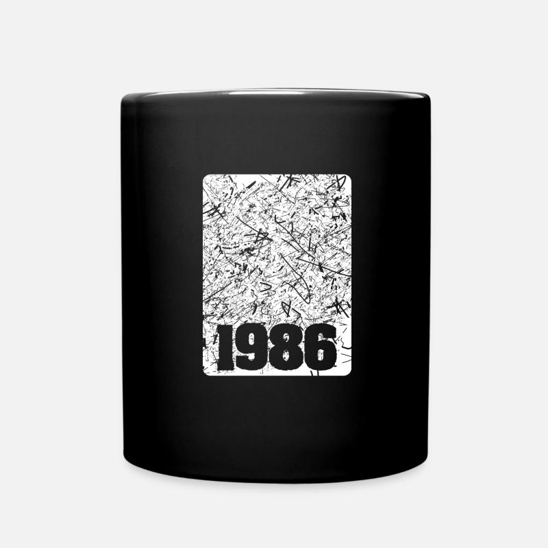 1986 - Tasse einfarbig - Schwarz