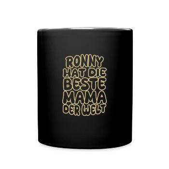 Ronny as a saying - Full Colour Mug - black - Front