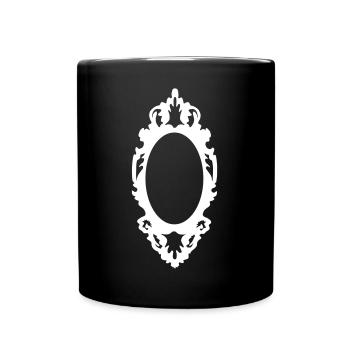 Ein antiker Spiegel - Tasse einfarbig - Schwarz - Vorne