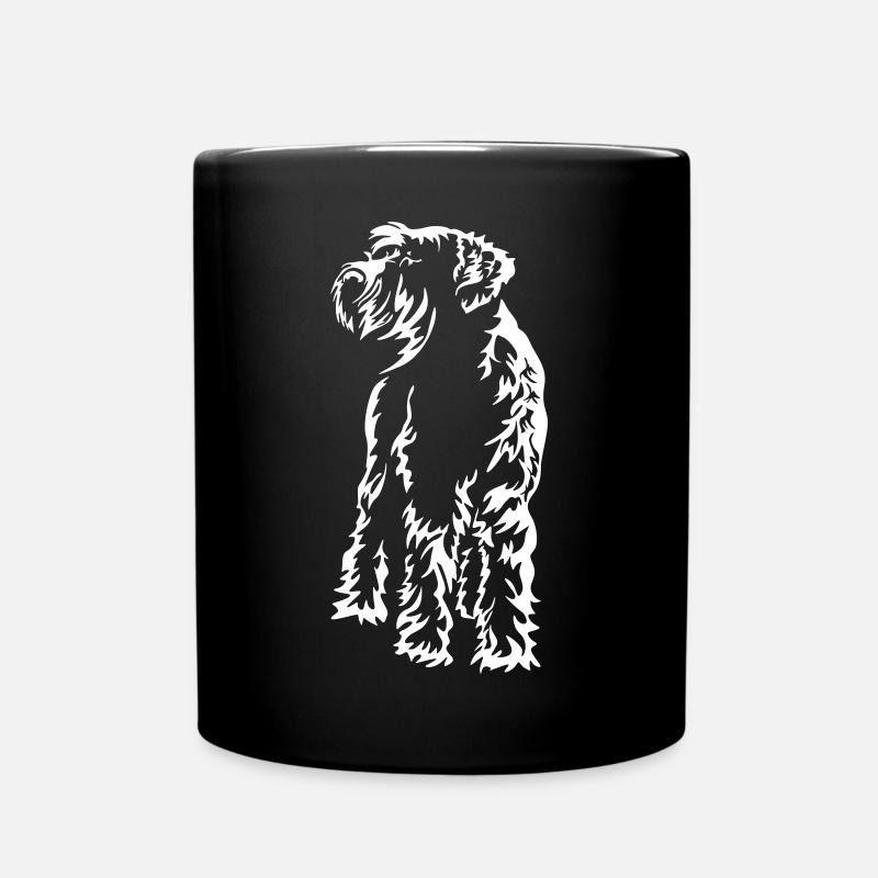 Riesenschnauzer "Black Edition" - Tasse einfarbig - Schwarz