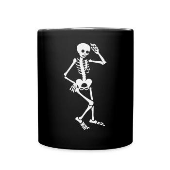 Skeleton - Human Human Biology - Full Colour Mug - black - Front