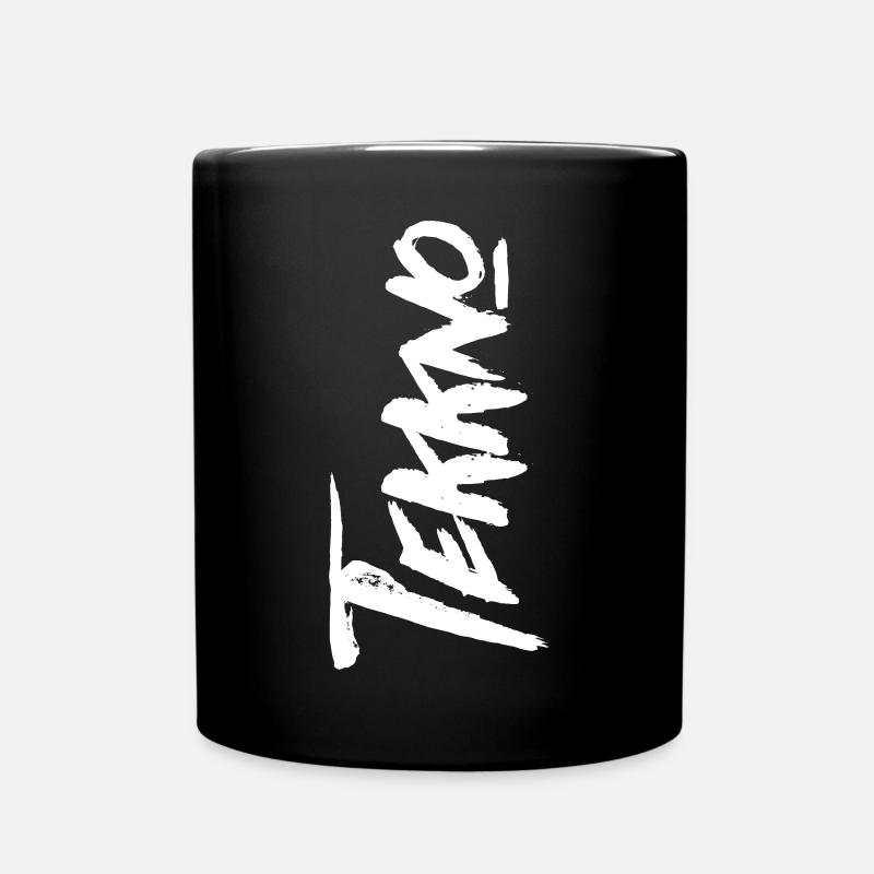 TEKKNO TECHNO HARD TEKK HARDTEKK TEKKE - Full Colour Mug - black