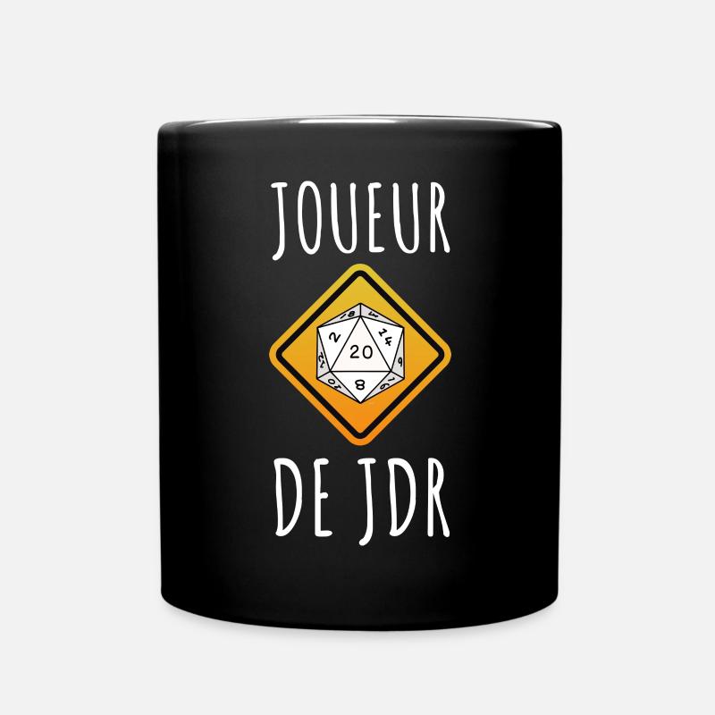 JOUEUR DE JDR JEU DE ROLE - Mug uni - noir