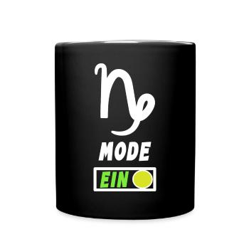Astrologie Statement Horoskop Steinbock Tierkreis - Tasse einfarbig - Schwarz - Vorne