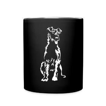 Irish Terrier "Black Edition" - Full Colour Mug - black - Front