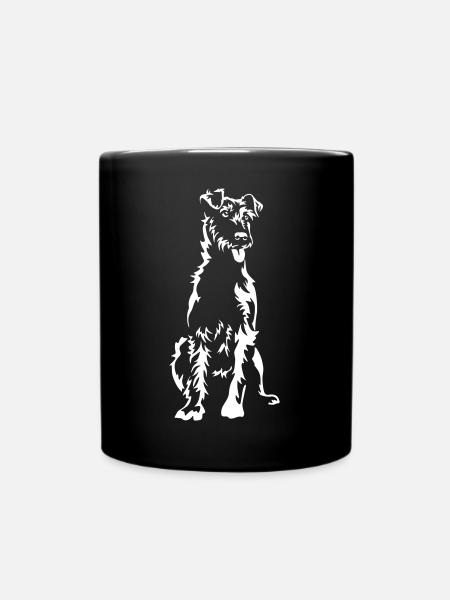 Irish Terrier "Black Edition" - Tasse einfarbig - Schwarz