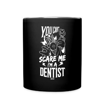 I am a dentist in my dental practice - Full Colour Mug - black - Front