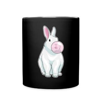 Hase Kaugummi - Tasse einfarbig - Schwarz - Vorne