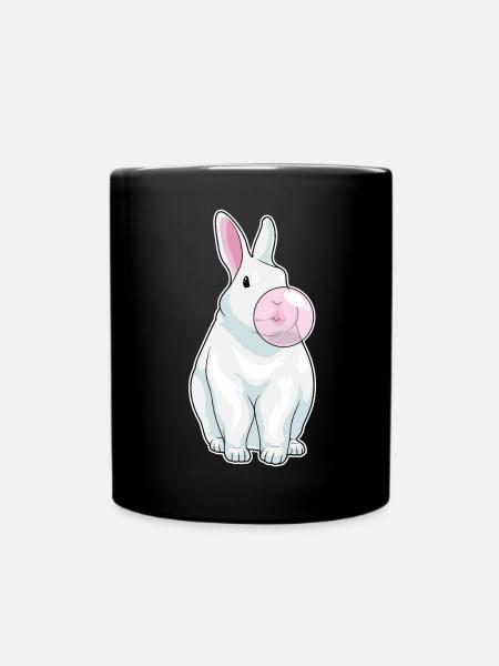 Hase Kaugummi - Tasse einfarbig - Schwarz