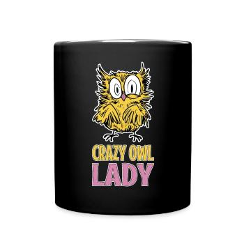 Enthusiast Birds Of Prey Ornithologist Nocturnal O - Tasse einfarbig - Schwarz - Vorne