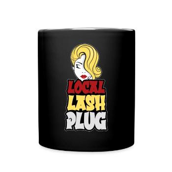 Artiste local Lash Plug Lash - Mug uni - noir - Devant