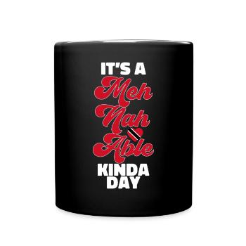 Drapeau de Trinité-et-Tobago - Mug uni - noir - Devant