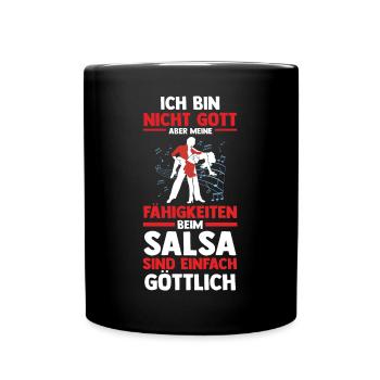 Danseuse de Salsa - Mug uni - noir - Devant