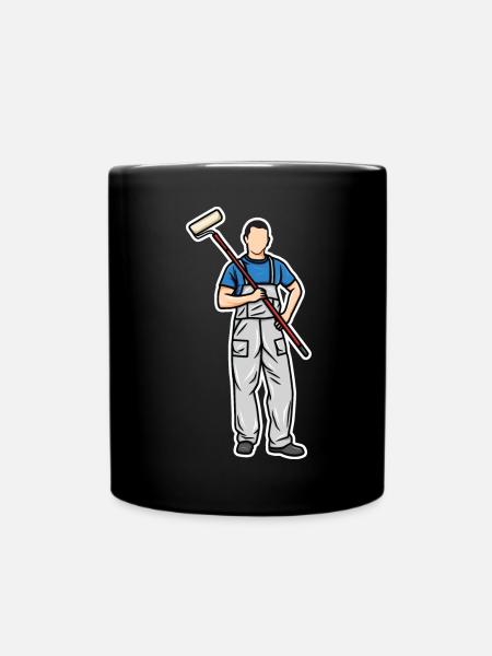 Little painter - Full Colour Mug - black
