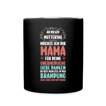 Maman Fête des mères Maman - Mug uni - noir - Devant