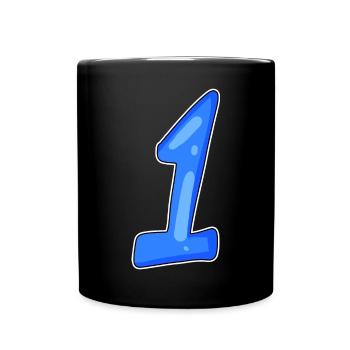 1 Gagnant - Mug uni - noir - Devant