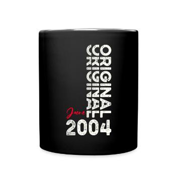 Legende Juni 2004 Jahrgang 2004 Geburtstag 2004 - Tasse einfarbig - Schwarz - Vorne