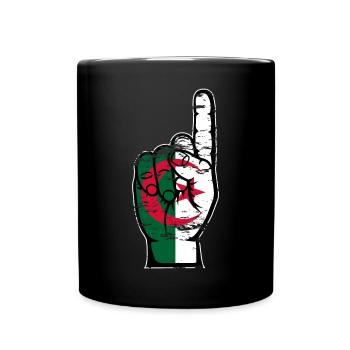 Algeria flag number 1 used - Full Colour Mug - black - Front