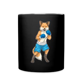 Fuchs Boxer Boxing Gloves Boxing - Full Colour Mug - black - Front