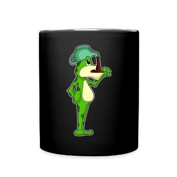 Frog Coffee Coffee Pot - Full Colour Mug - black - Front