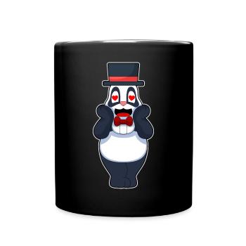 Panda Marié Coeur Mariage - Mug uni - noir - Devant