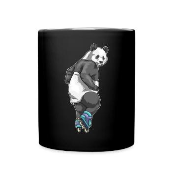 Patins en ligne Panda Patins en ligne - Mug uni - noir - Devant