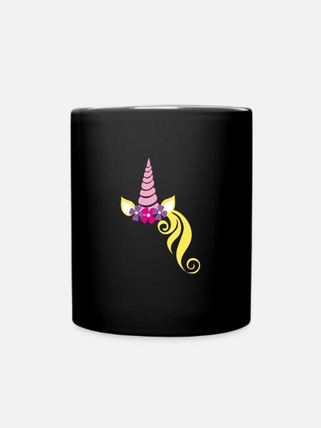 licorne, licorne - Mug uni - noir