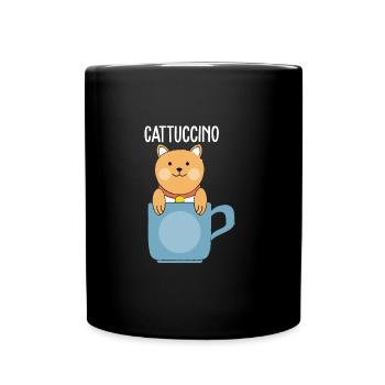 Chemise de chat · Mon doux animal · Cadeau - Mug uni - noir - Devant