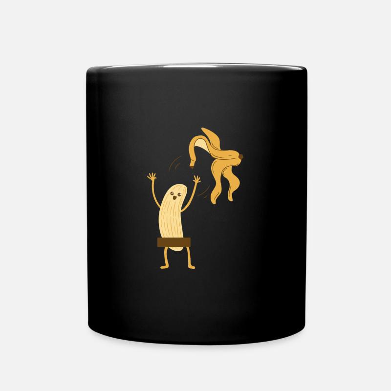 Free Banana - Tasse einfarbig - Schwarz