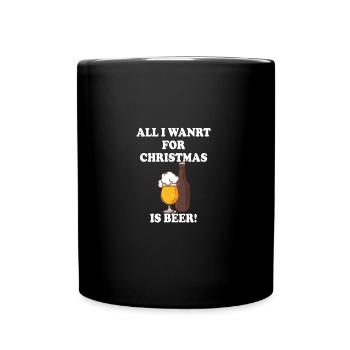 Design for real beer fanatics - Full Colour Mug - black - Front